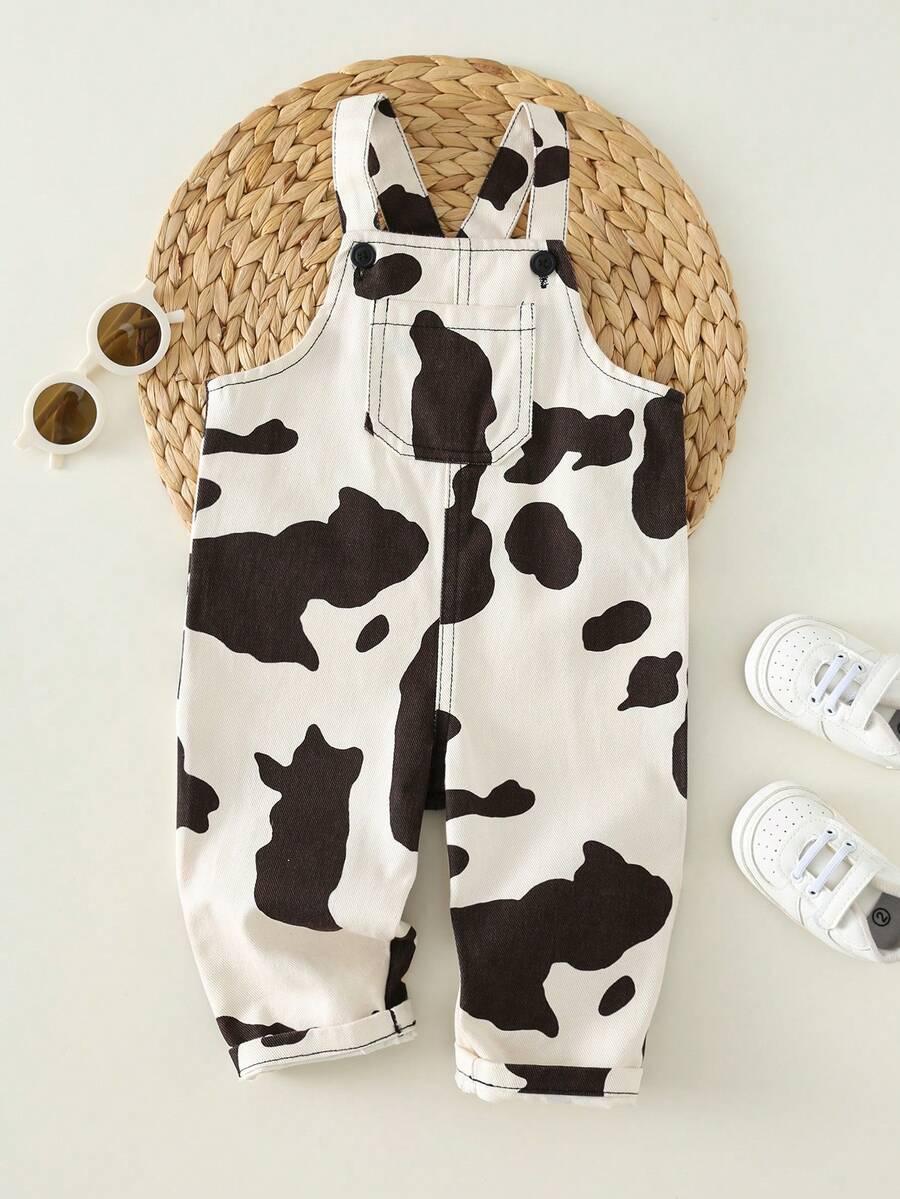 SPODNIE OGRODNICZKI ANIMAL PRINT