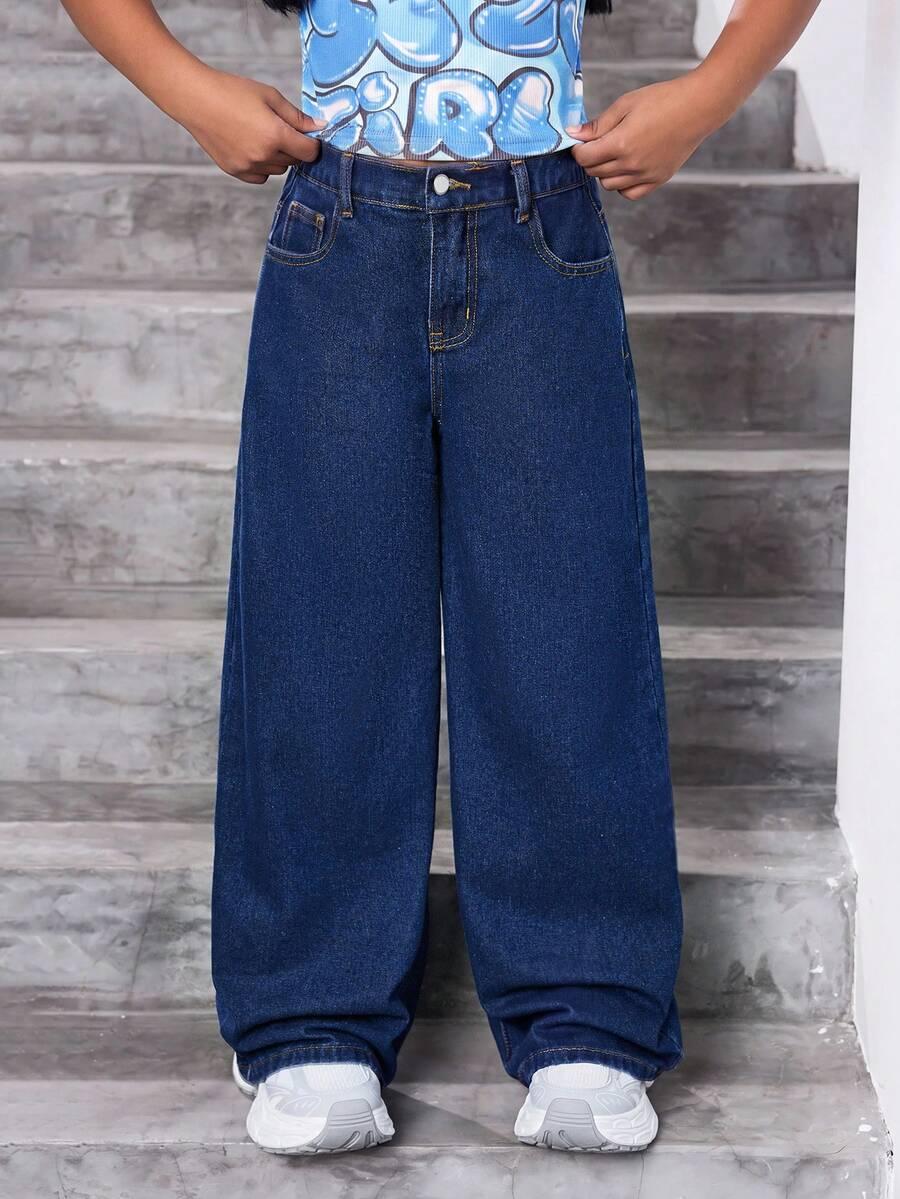 spodnie jeans wide leg