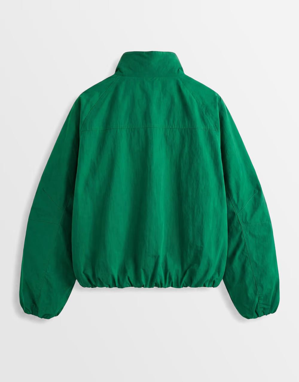 zielona kurtka zip