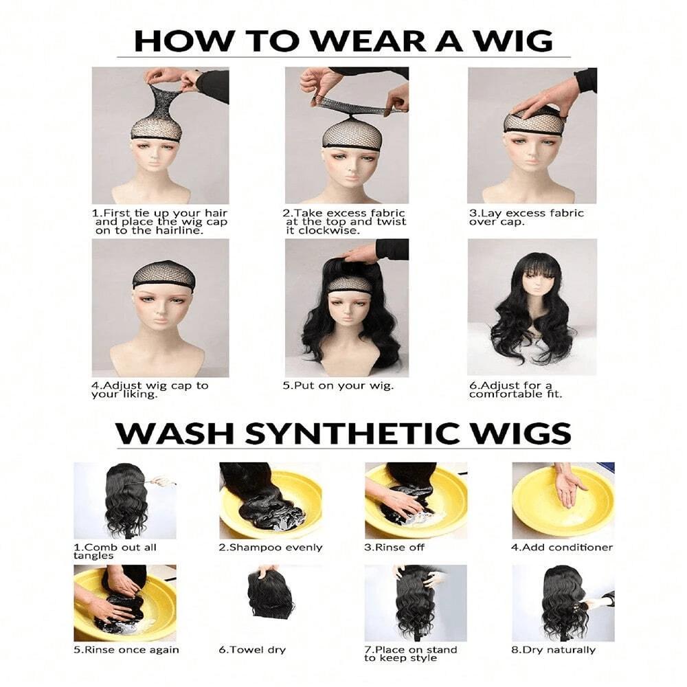 włosy syntetyczne kręcone