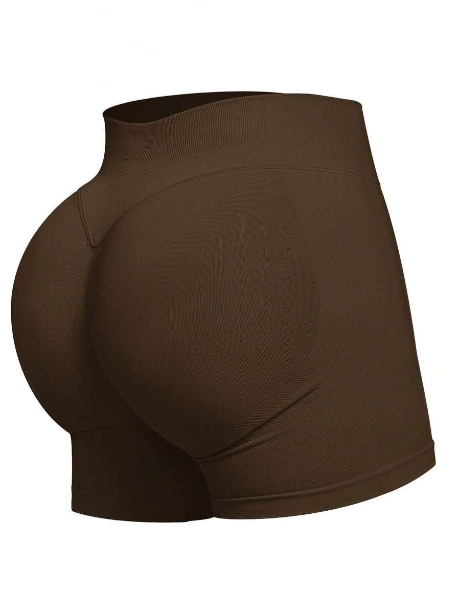 brązowe krótkie spodenki