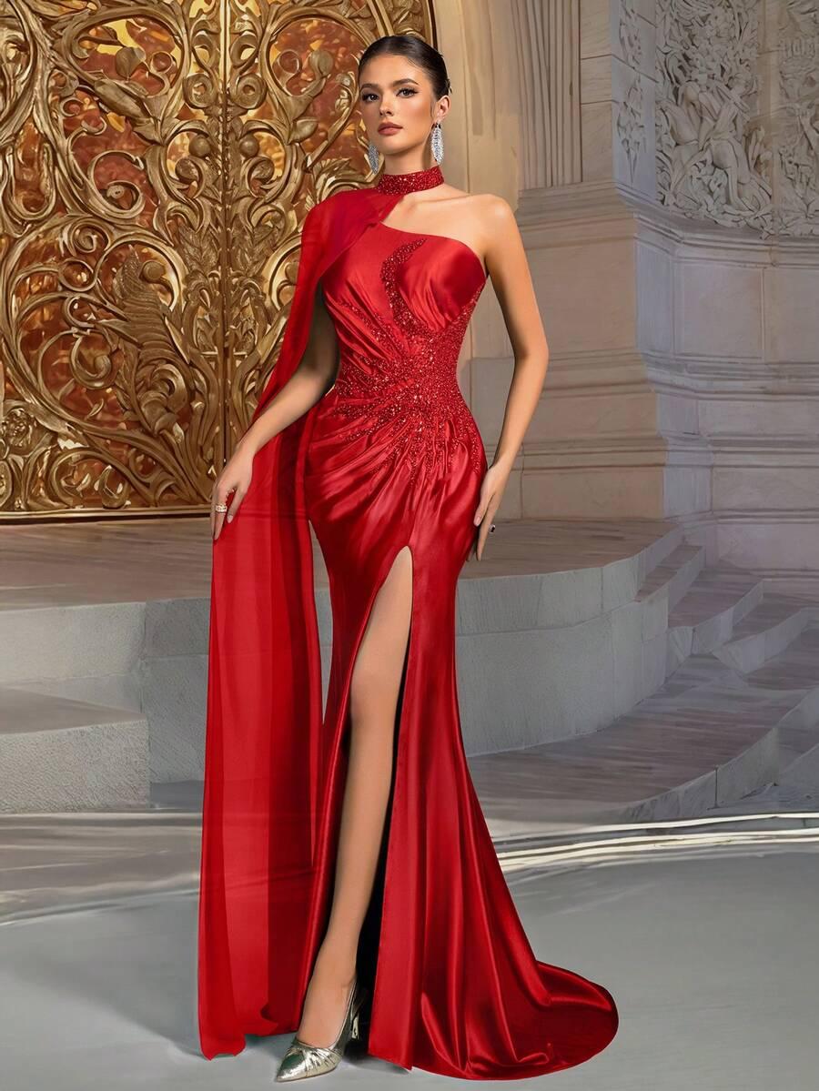 czarna maxi sukienka