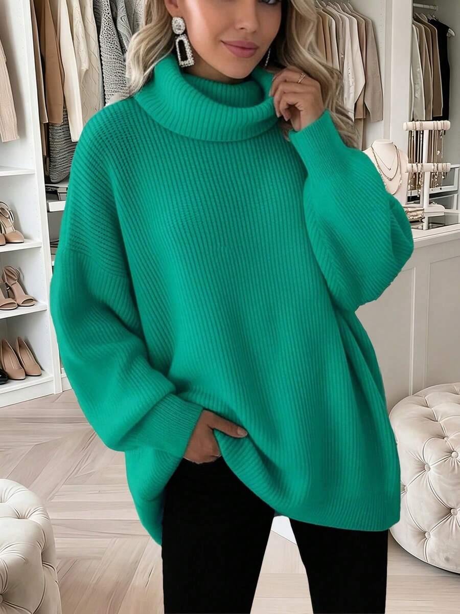 TURKUSOWY SWETER GOLF