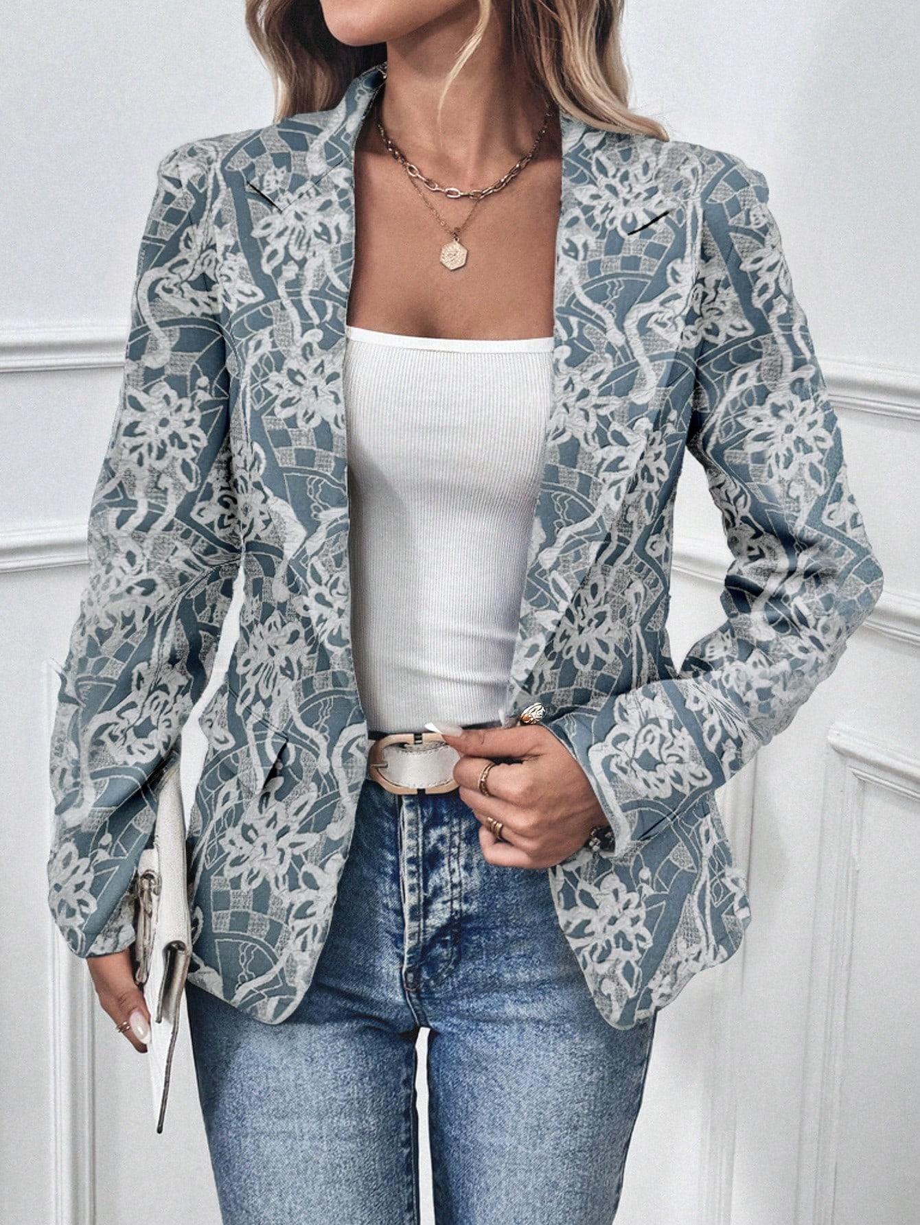 niebieska marynarka casual