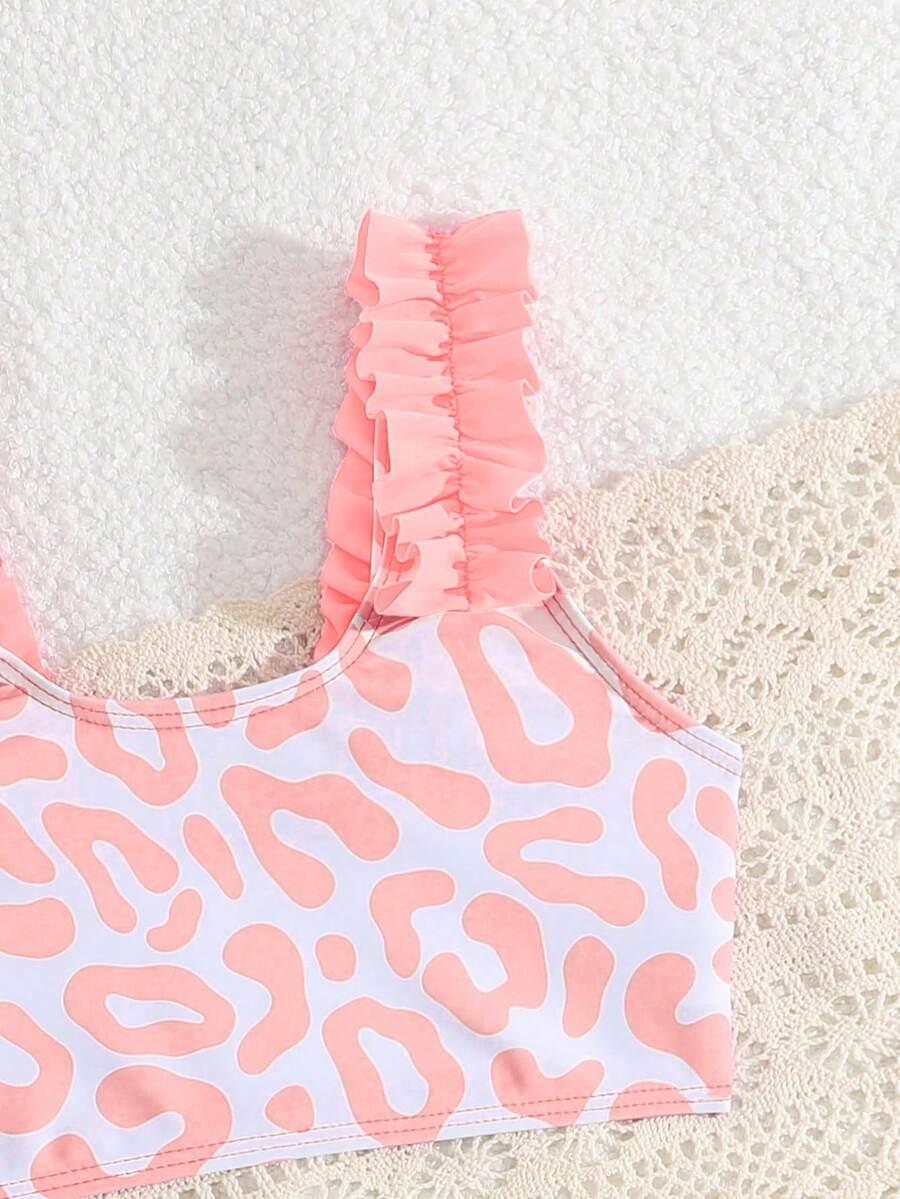 DWUCZĘŚCIOWY STRÓJ KĄPIELOWY animal print