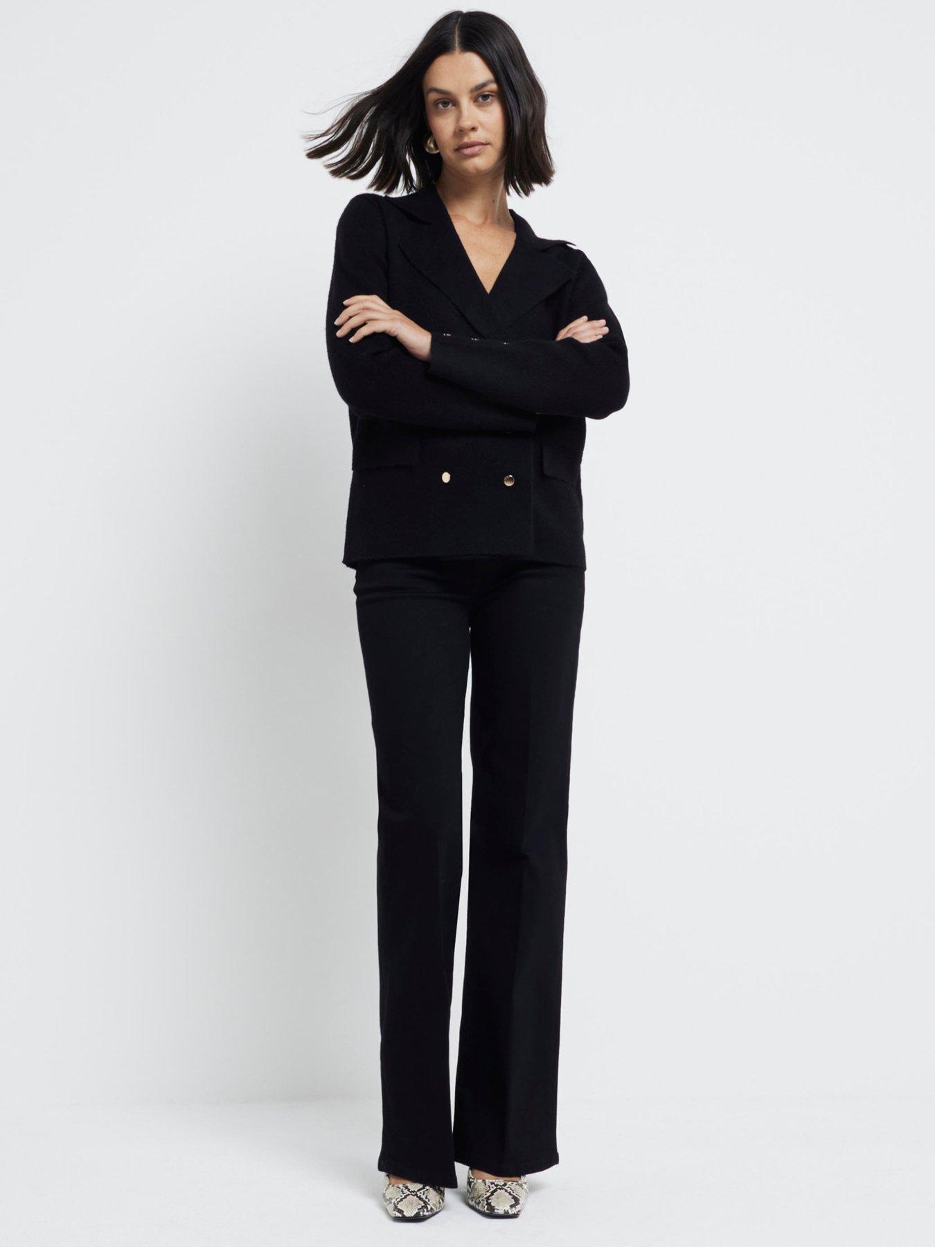 RIVER ISLAND JEANSY WIDE LEG WYSOKI STAN