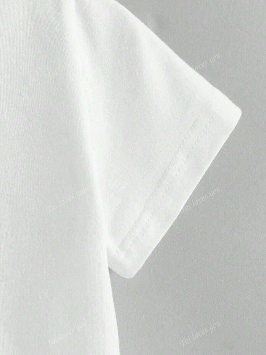 T-SHIRT DAMSKI Z NADRUKIEM