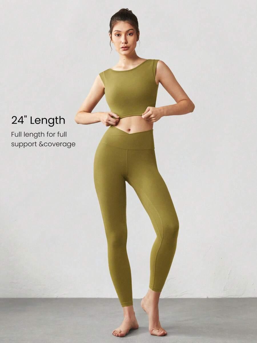 SPORTOWE LEGGINSY Z WYSOKIM STANEM 