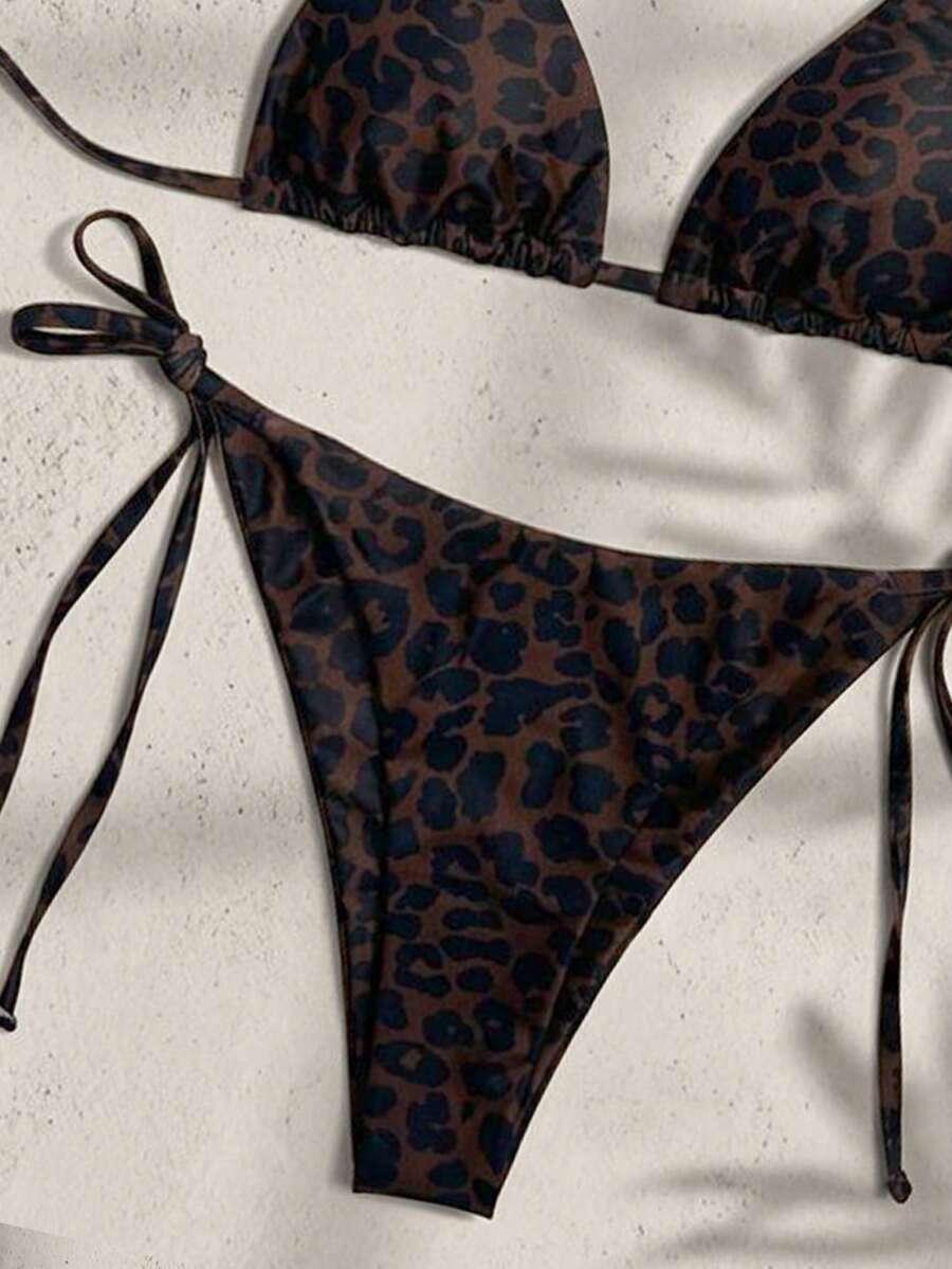 DWUCZĘŚCIOWY STRÓJ KĄPIELOWY ANIMAL PRINT