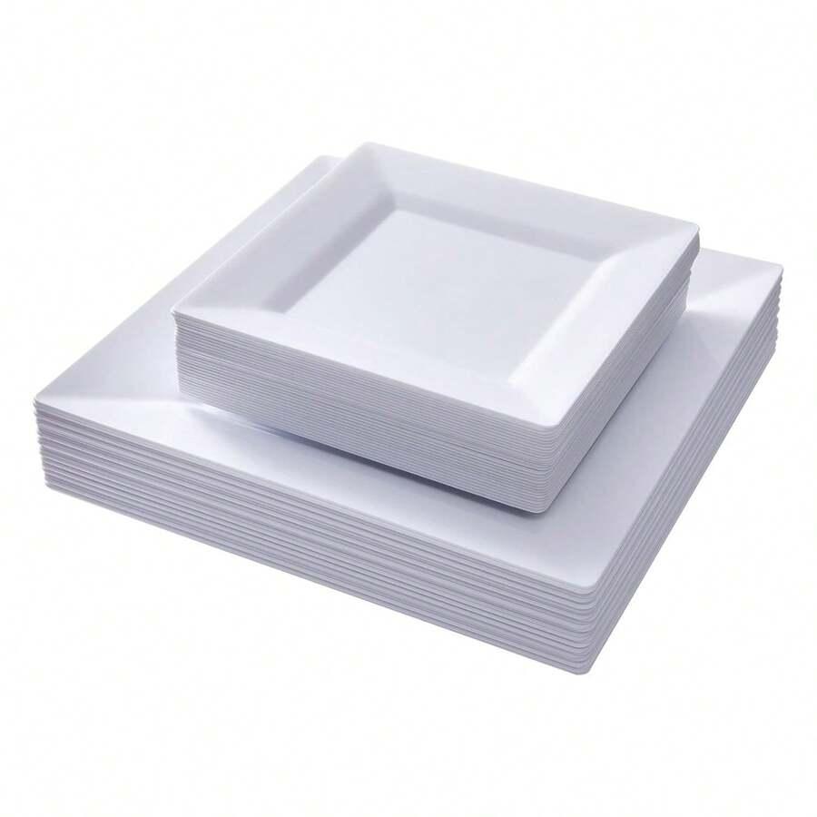 PLASTIKOWE TALERZE 25-PACK