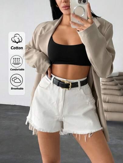 KRÓTKIE SPODENKI JEANS