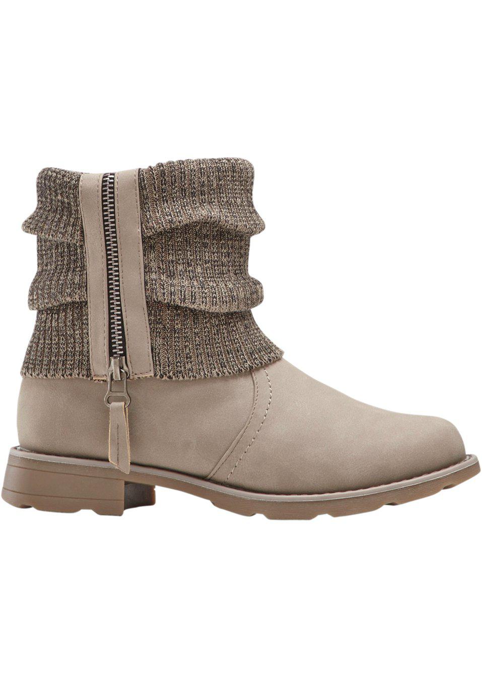 BUTY Z WKŁADKĄ DZIANINOWĄ