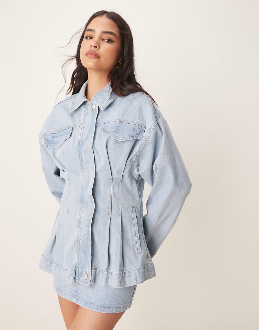 NIEBIESKA KURTKA JEANS 