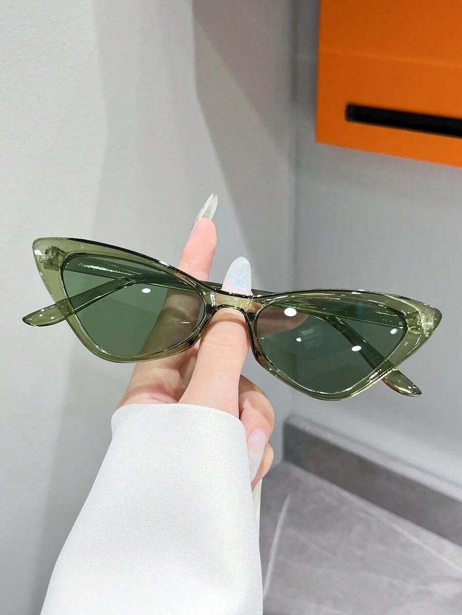 zielone okulary przeciwsłoneczne 