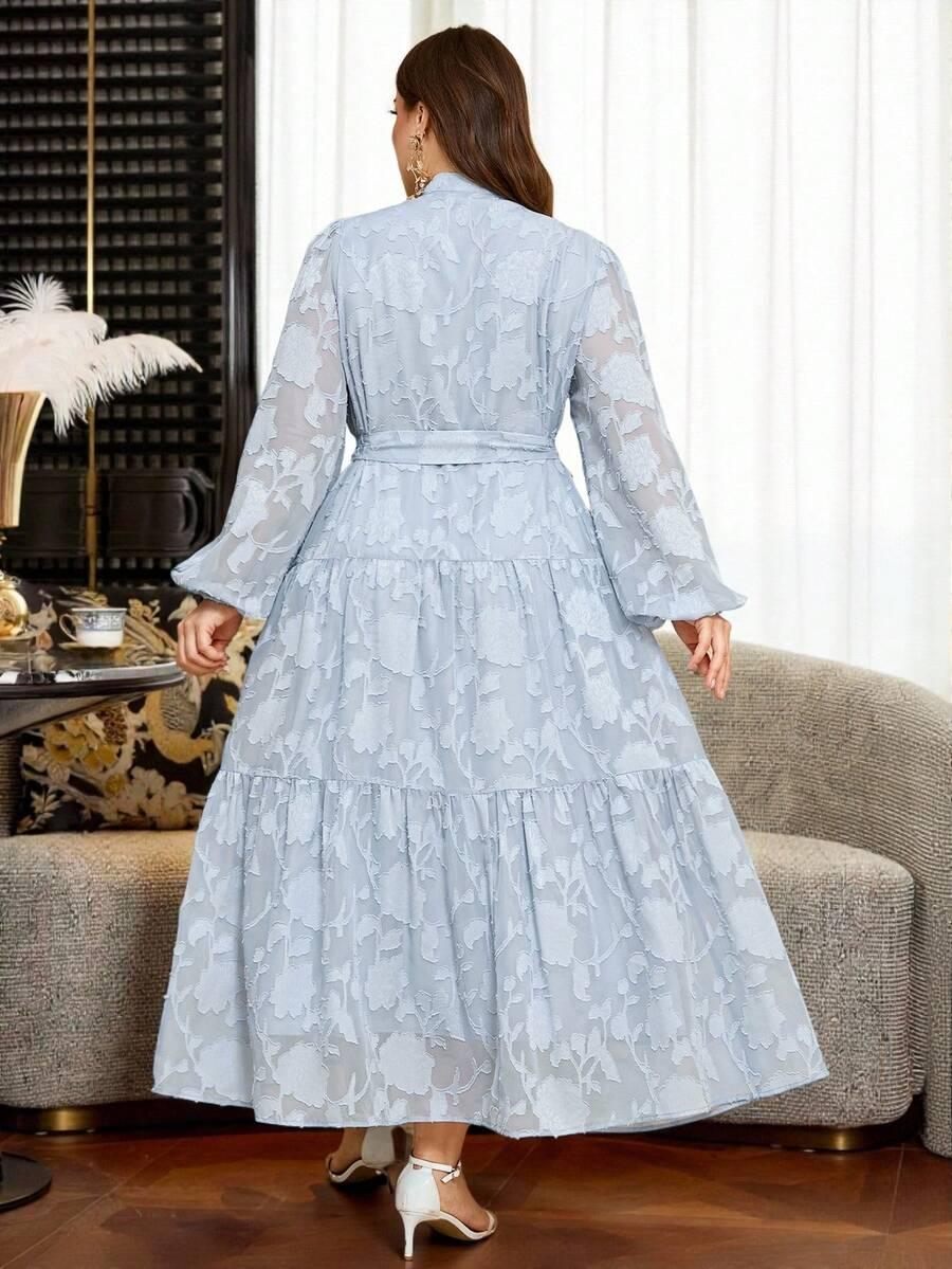 NIEBIESKA MAXI SUKIENKA