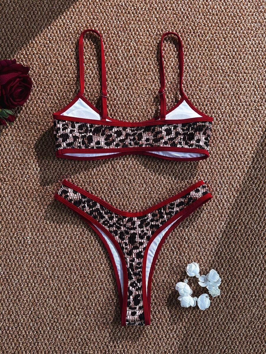 DWUCZĘŚCIOWY STRÓJ KĄPIELOWY ANIMAL PRINT