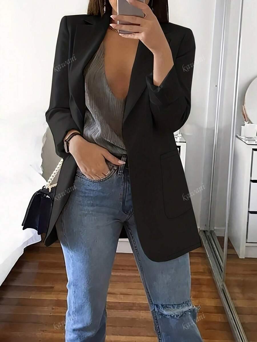 CZARNA MARYNARKA CASUAL