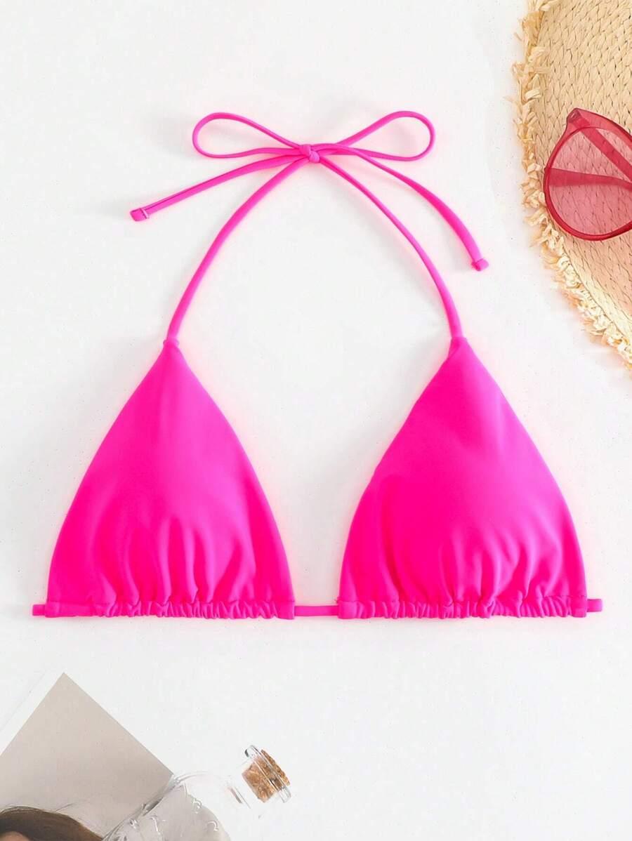 różowa góra od bikini
