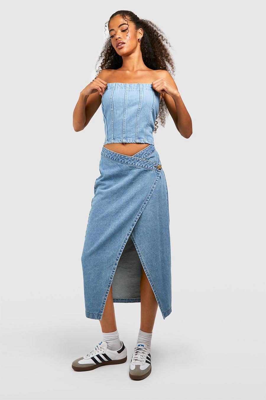 TOP JEANSOWY DAMSKI