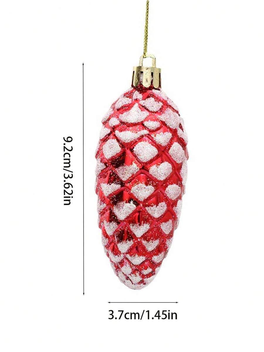 bombki choinkowe szyszki 5-pack