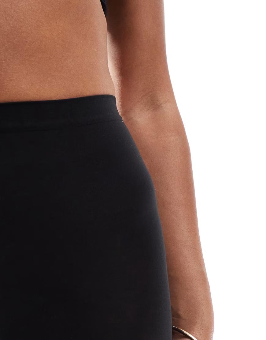 CZARNE BEZSZWOWE MODELUJĄCE SZORTY