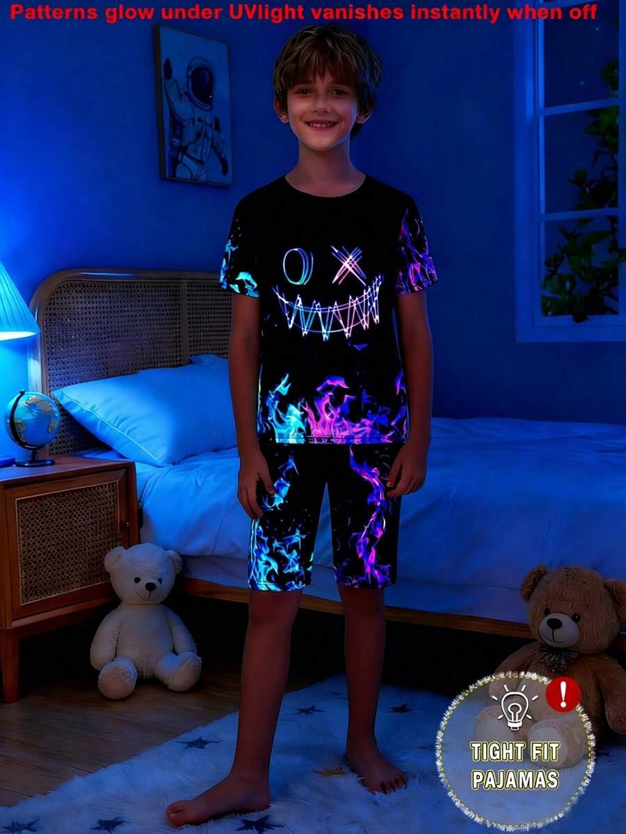 T-shirt spodenki komplet piżama 