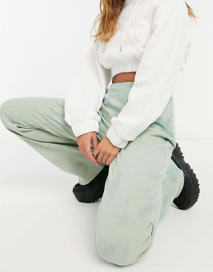 ZIELONE SPODNIE CASUAL 