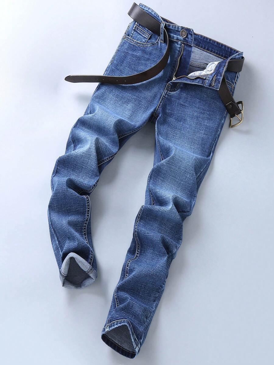 NIEBIESKIE SPODNIE JEANS