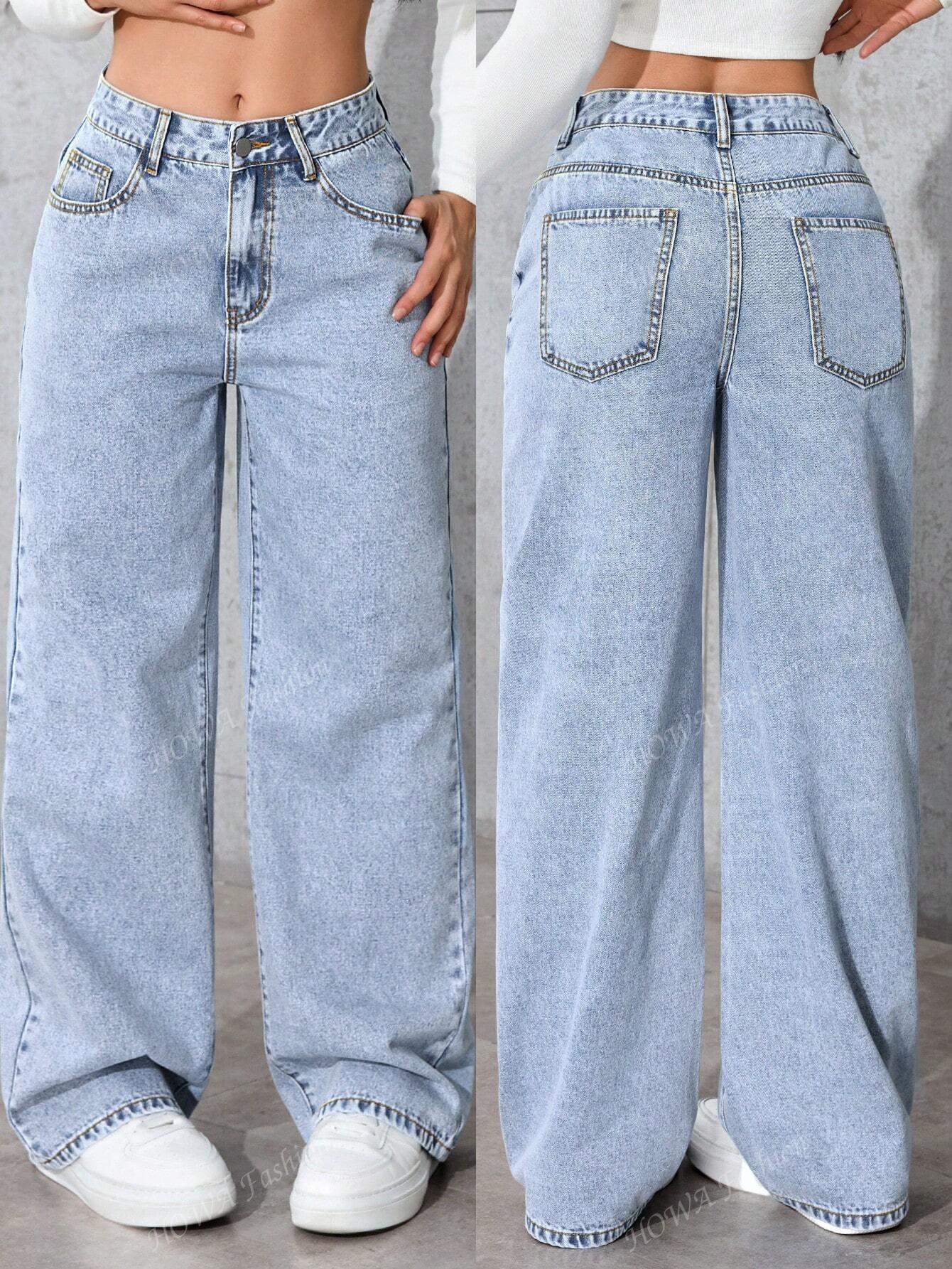 NIEBIESKIE SPODNIE JEANS