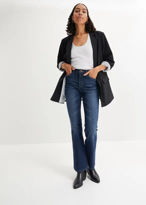 SPODNIE JEANS DZWONY 