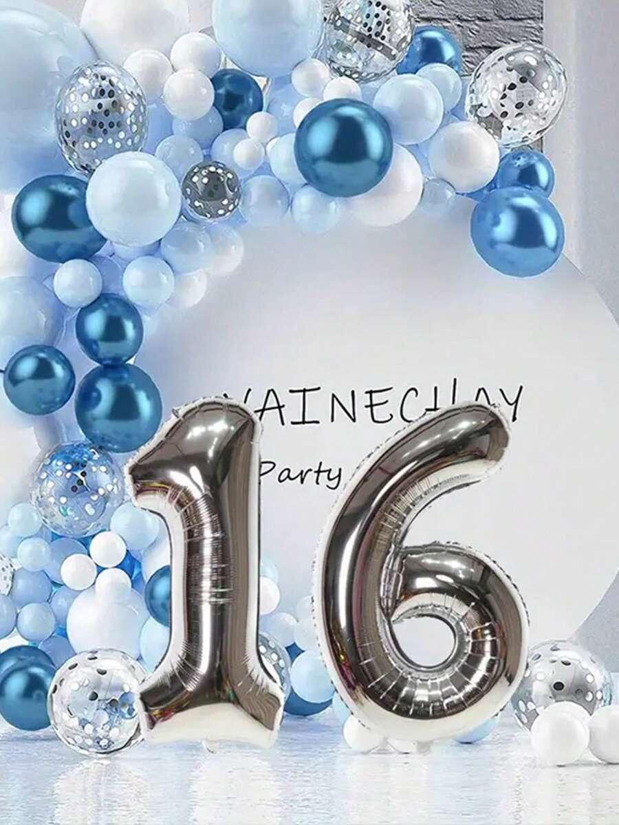 balon w kształcie cyfry 2