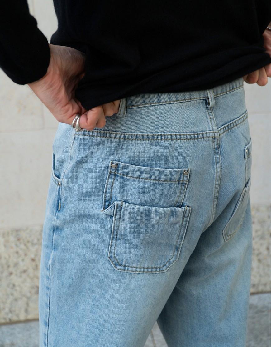 klasyczne proste spodnie jeans