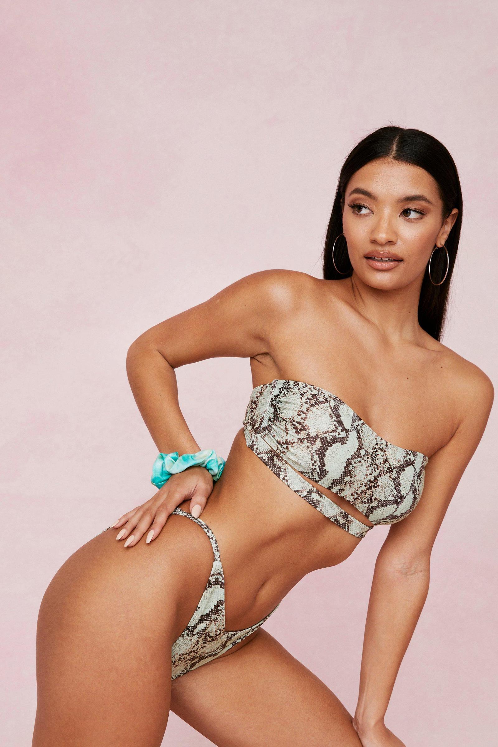 góra od bikini opaska animal