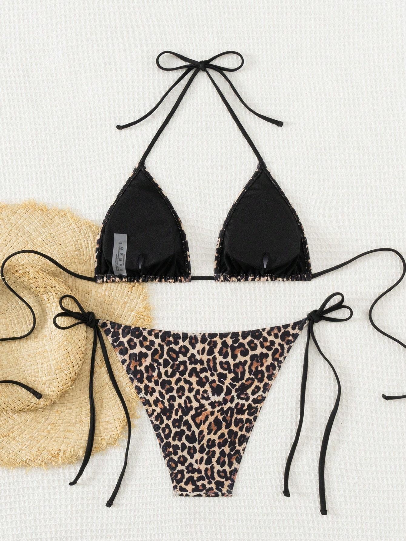 DWUCZĘŚCIOWY STRÓJ KĄPIELOWY ANIMAL PRINT