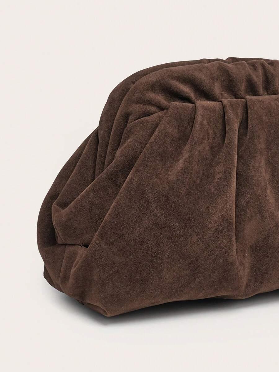 brązowa TOREBKA KOPERTÓWKA