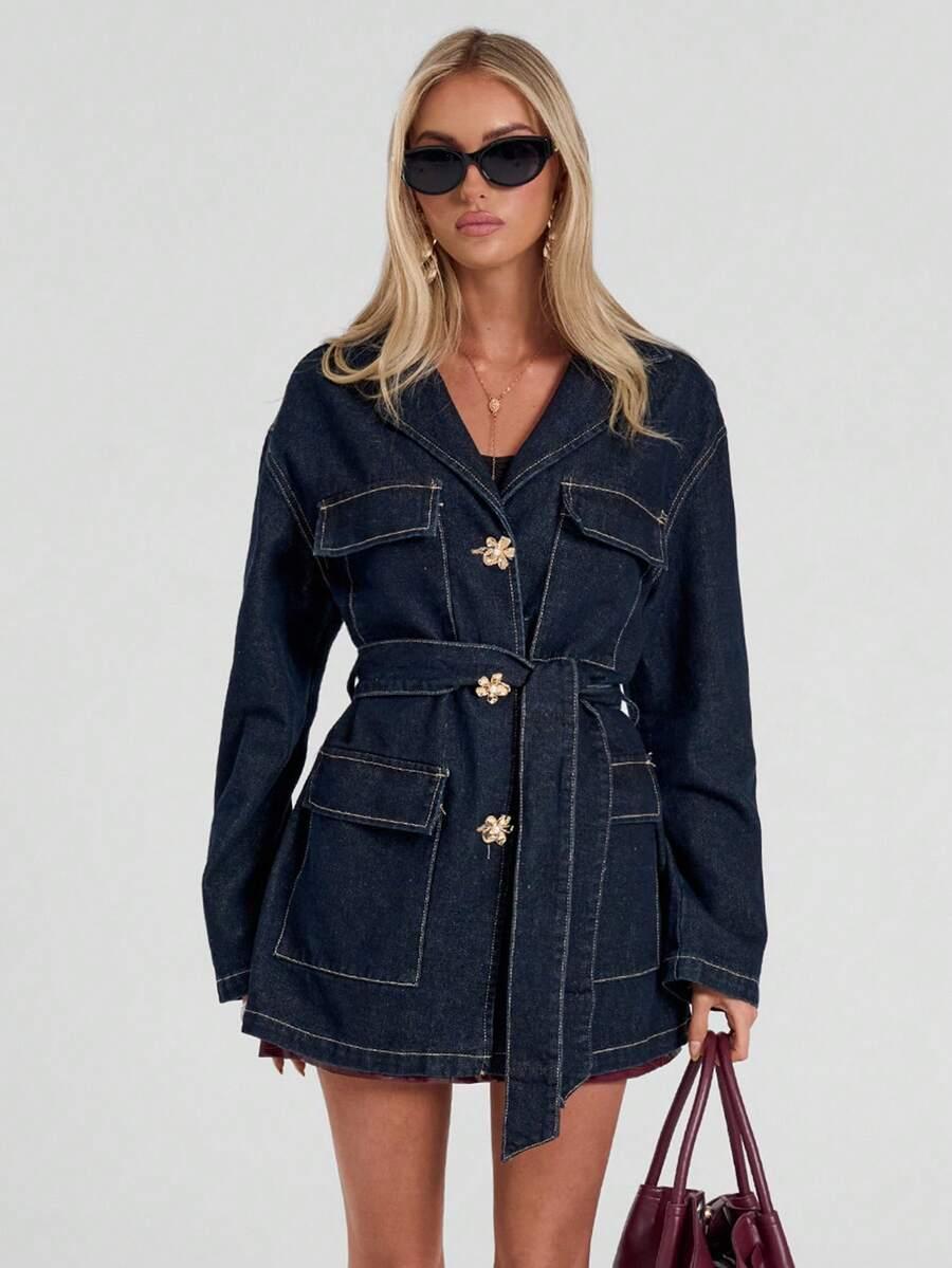 KURTKA DŁUGI RĘKAW JEANS