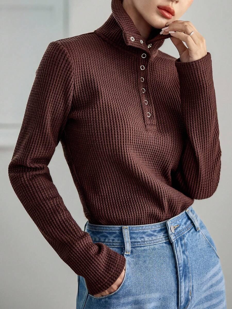 SWETER DAMSKI Z GOLFEM