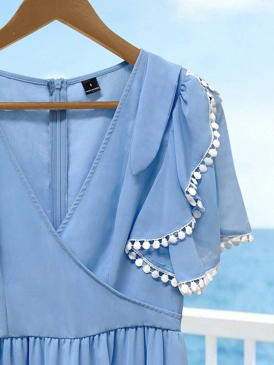 maxi sukienka v-neck