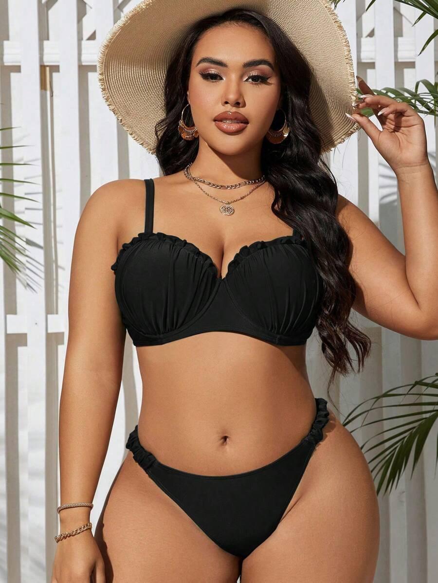 czarny dół od bikini