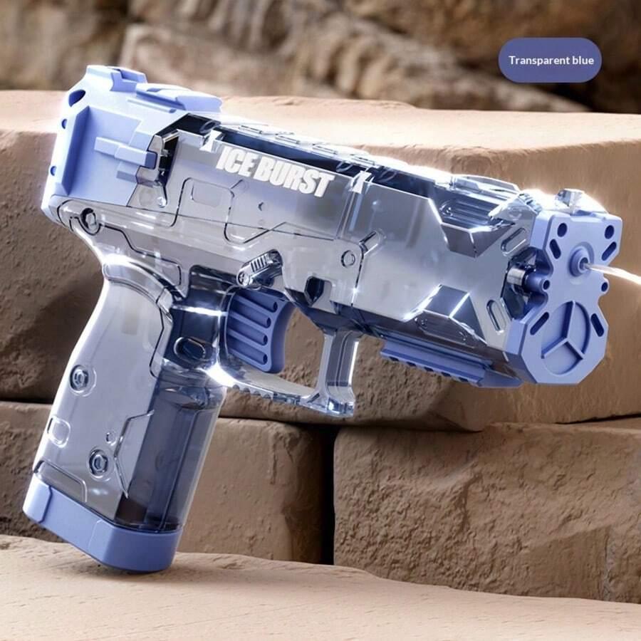 niebieski pistolet na wodę