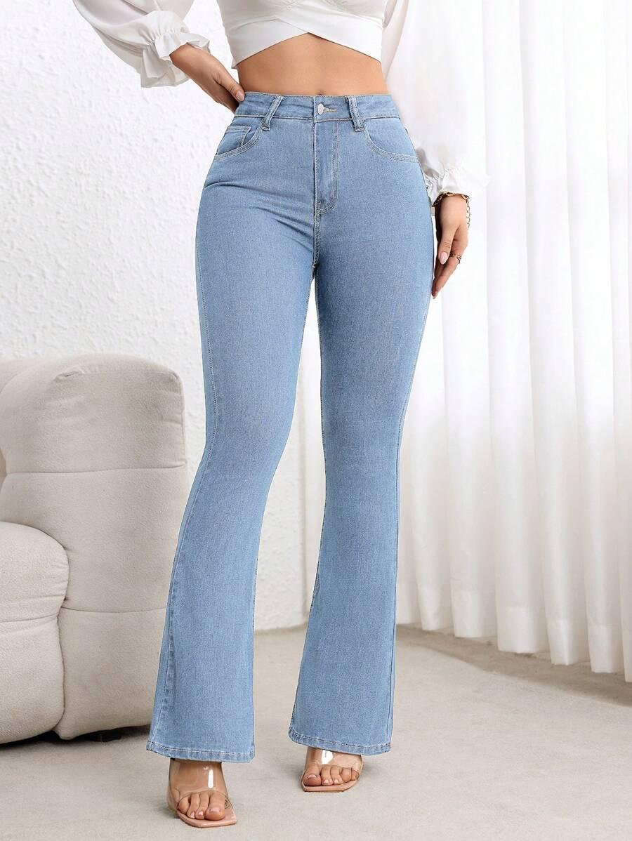 NIEBIESKIE SPODNIE JEANS