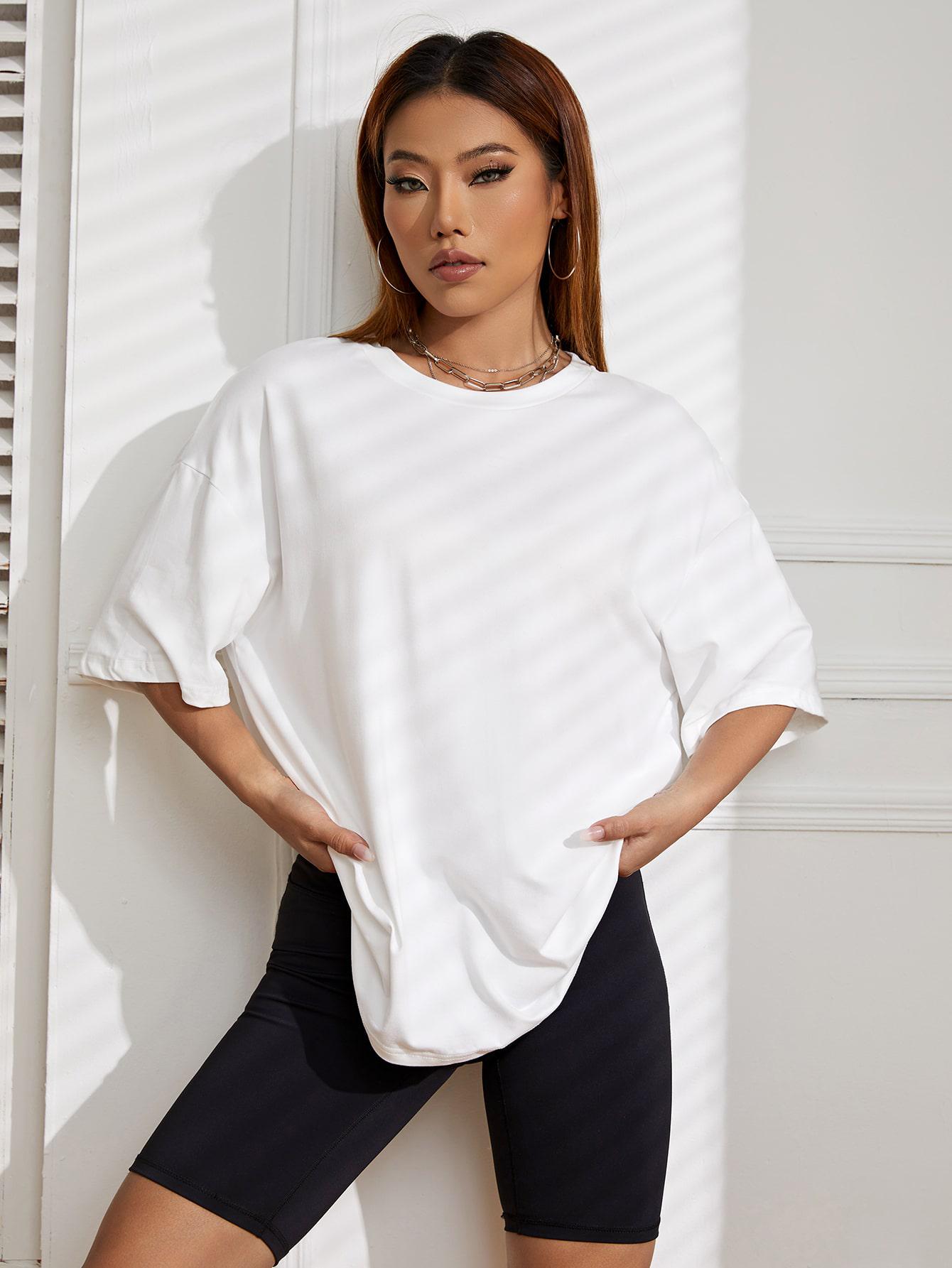 BIAŁY T-SHIRT BASIC