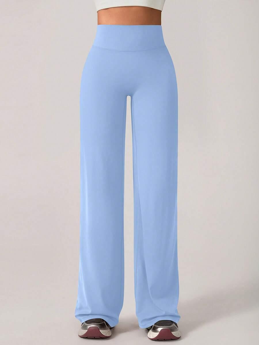 NIEBIESKIE LEGGINSY PROSTA NOGAWKA