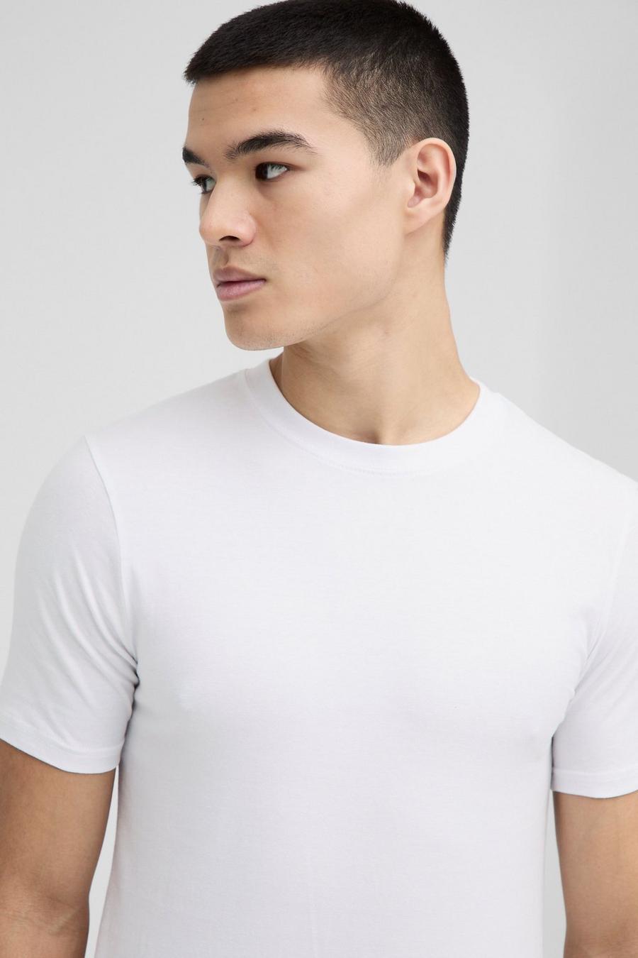 BIAŁY T-SHIRT BASIC