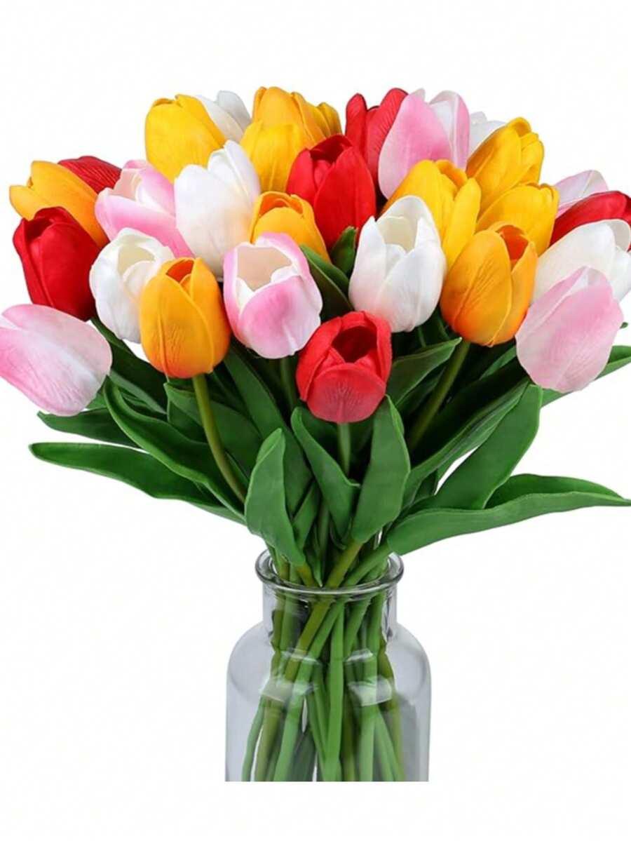sztuczne kwiaty tulipany 9-pack