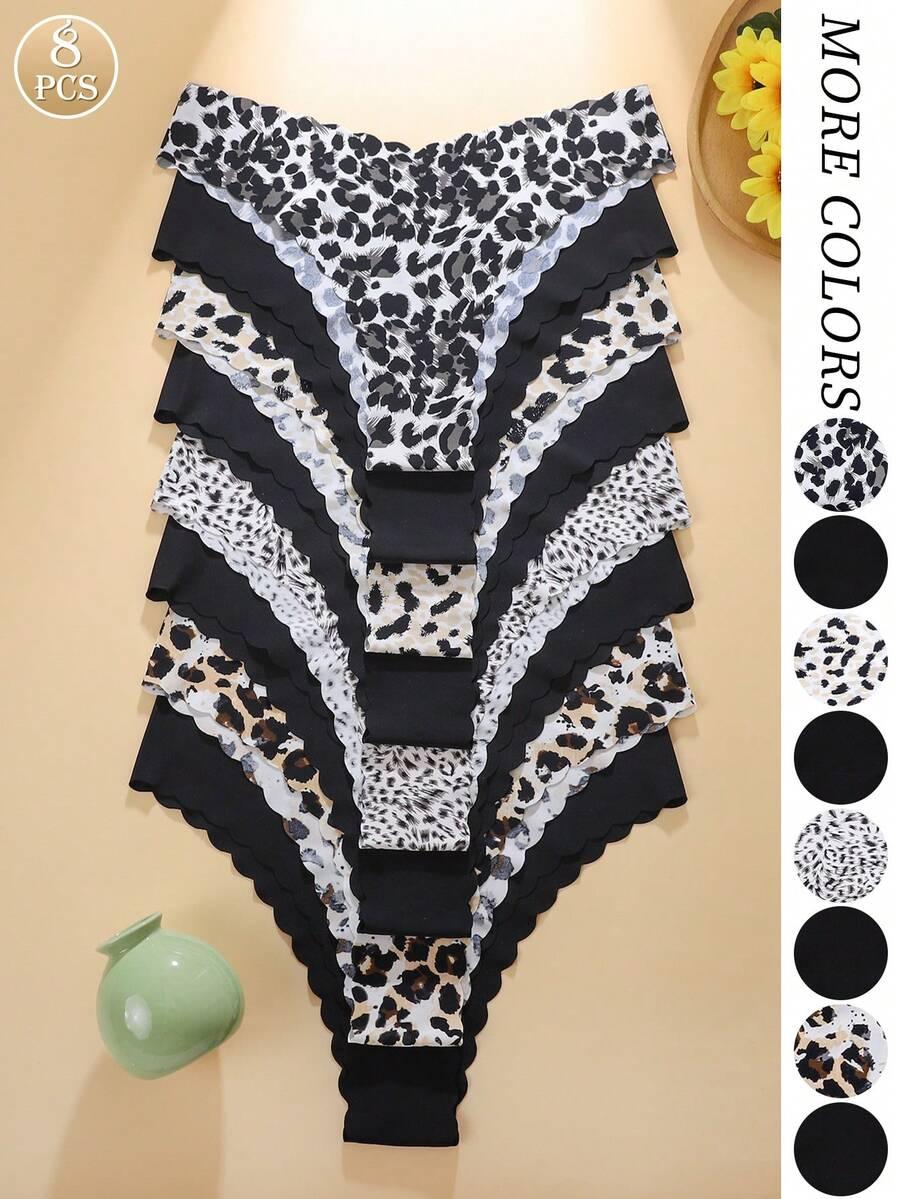 majtki animal print 8-pack