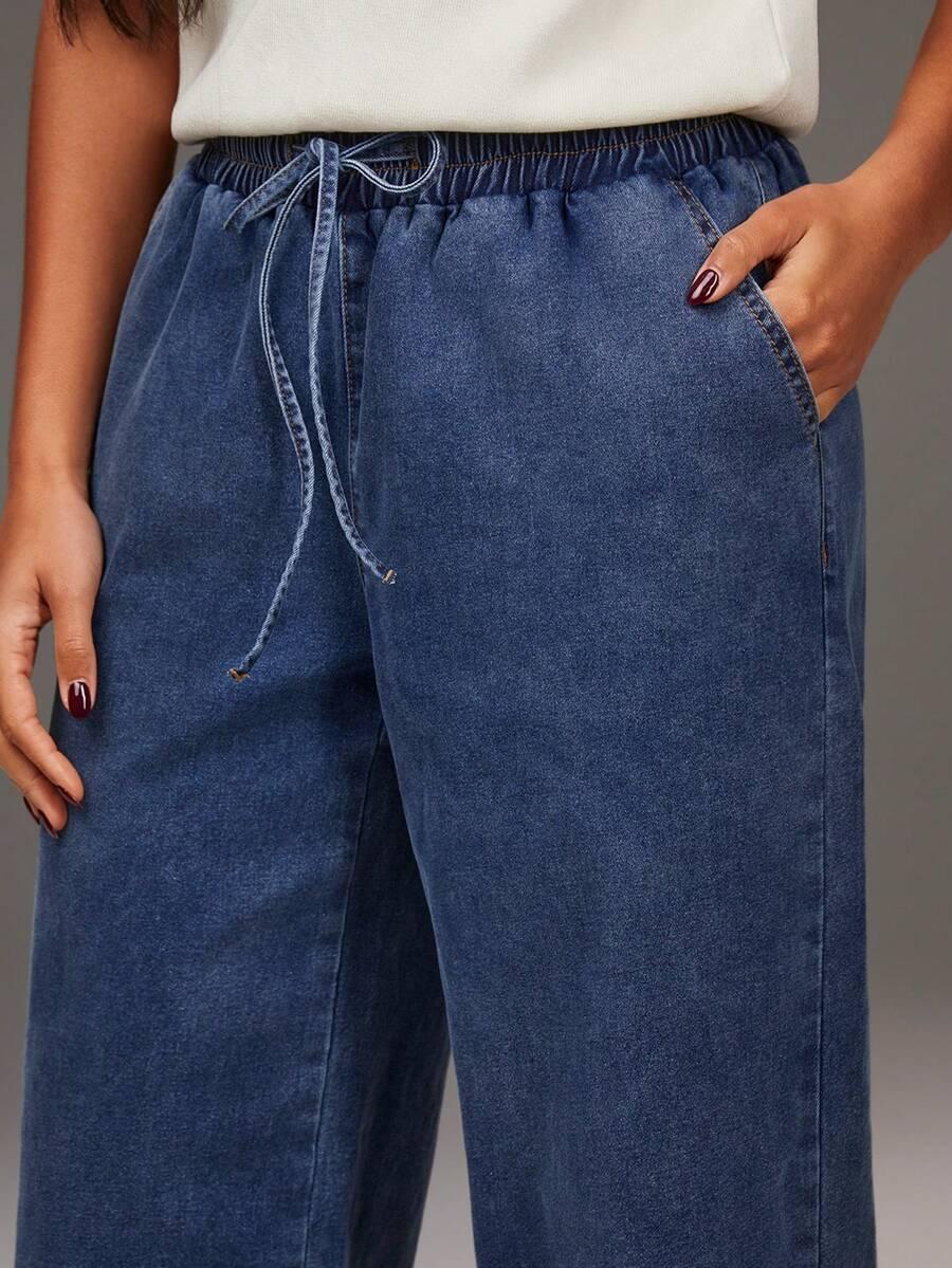 niebieskie spodnie jeans