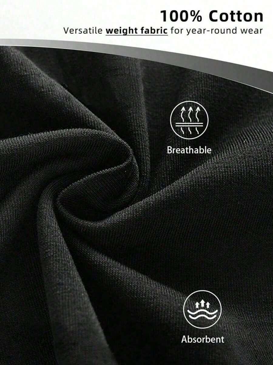 czarny t-shirt Styl lat 90. nadruk okrągły dekolt
