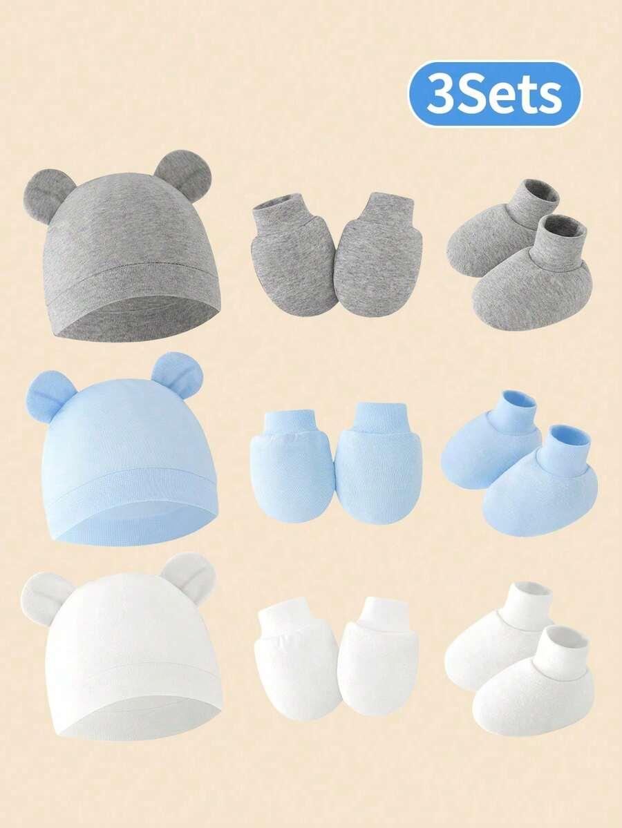 komplet skarpetki czapka rękawiczki 3-pack