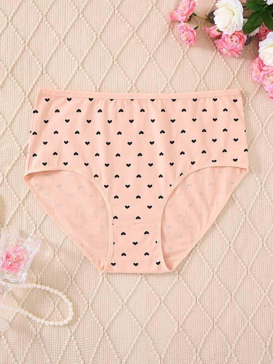 majtki wzór serce 4-pack